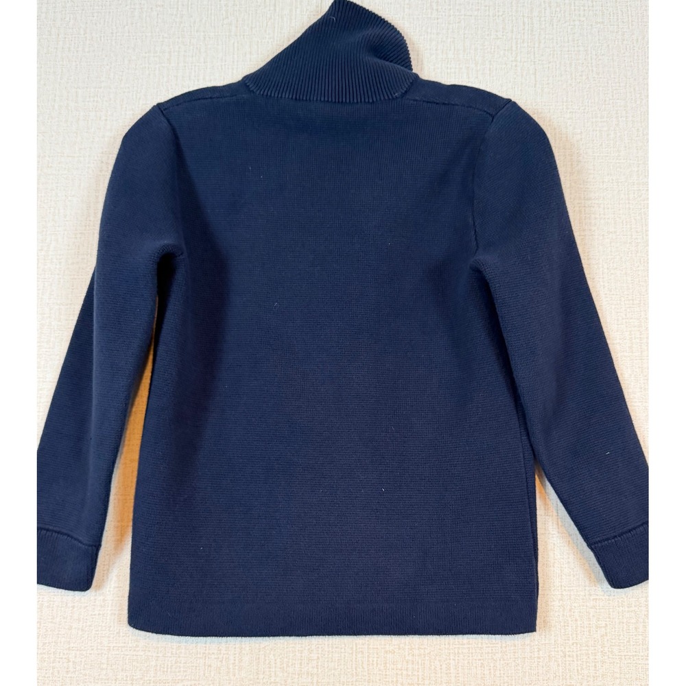 Crewcuts J.Crew Boys Navy Blue Shawl Collar Button Cardigan Sweater Size L 10-12 - Picture 9 of 9